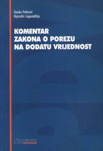 Slavko Petković, Hajrudin Lagumdžija - Komentar zakona o porezu na dodatnu vrijednost