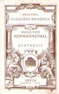 Hugo von Hofmannsthal - Svatković