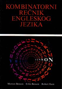 Morton Benson - Kombinatorni rečnik engleskog jezika