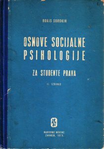Boris Sorokin - Osnove socijalne psihologije