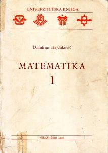 Dimitrije Hajduković - Matematika I